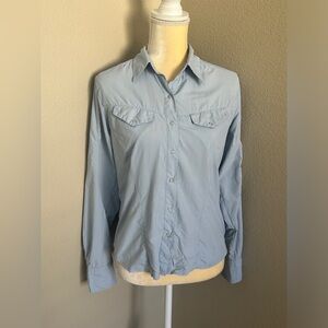 Columbia Light blue Mesh Shirt size M